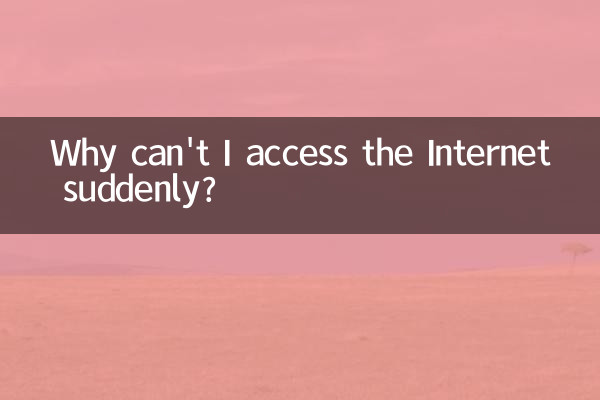 ¿Por qué no puedo acceder a Internet de repente?