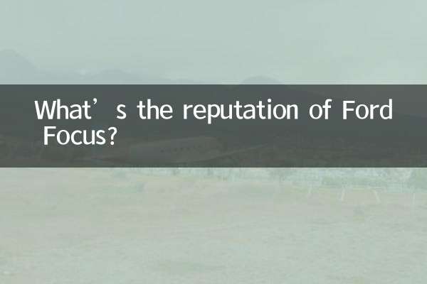 Welchen Ruf hat Ford Focus?