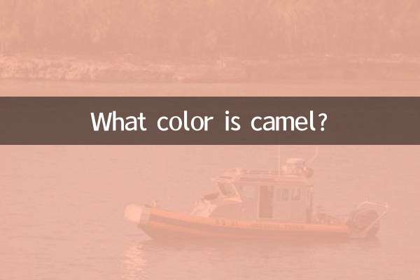Welche Farbe hat Kamel?