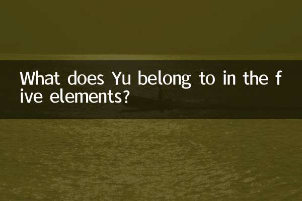 A que Yu pertence nos cinco elementos?