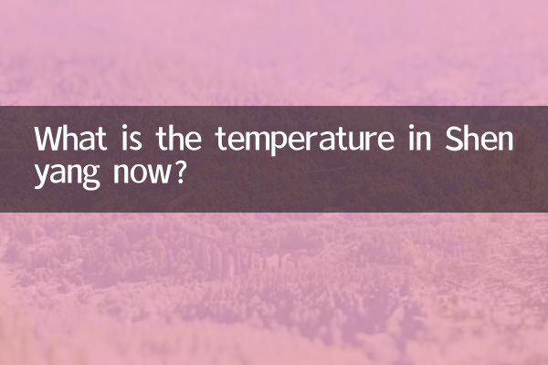 瀋陽の気温は今何度ですか?