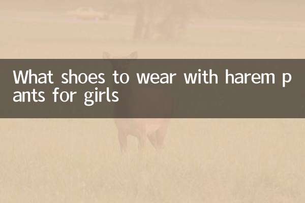 Какую обувь носить с шароварами девушке