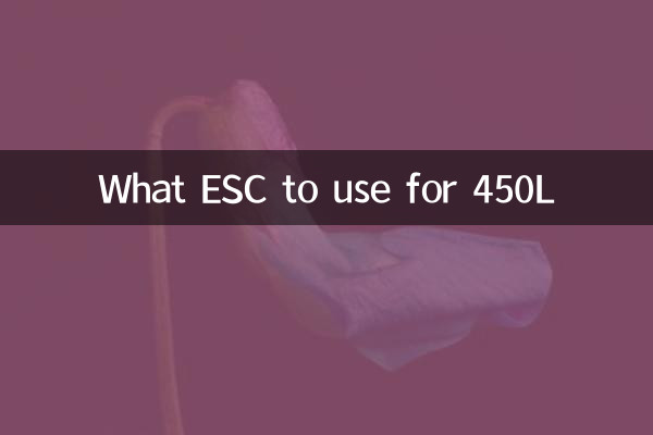 What ESC to use for 450L
