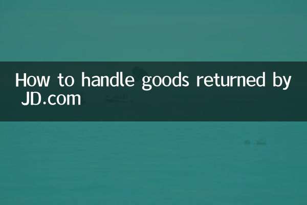 How to handle goods returned by JD.com