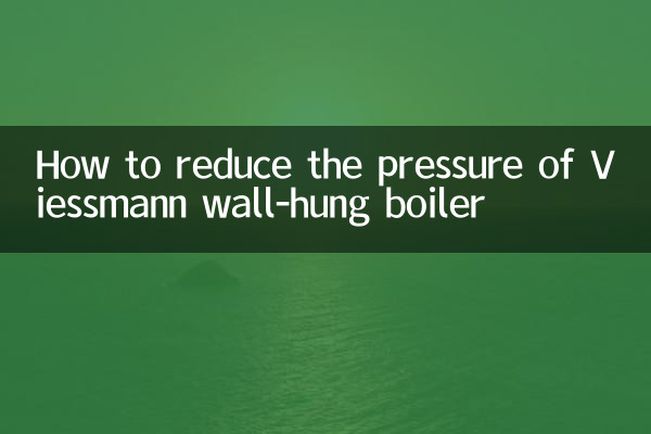 How to reduce the pressure of Viessmann wall-hung boiler