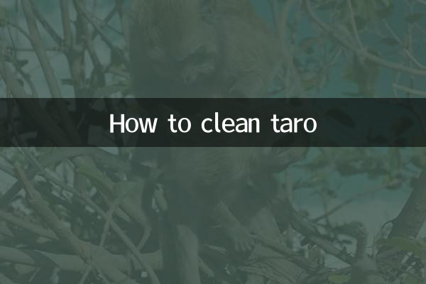 تارو کو کیسے صاف کریں