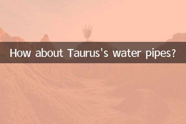 おうし座の水道管はどうでしょうか？