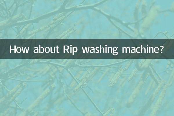 RIP واشنگ مشین کے بارے میں کیا خیال ہے؟