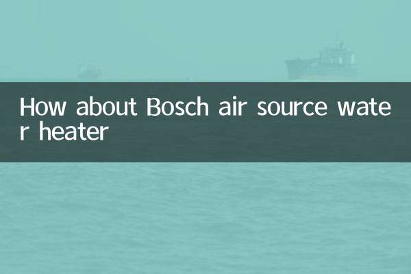 How about Bosch air source water heater