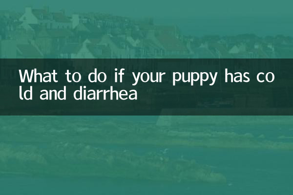 यदि आपके पिल्ले को सर्दी और दस्त हो तो क्या करें
