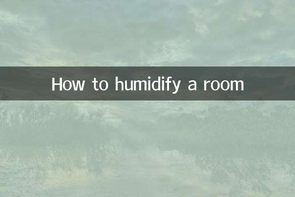 Como umidificar um ambiente