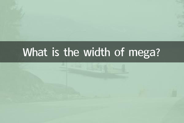 Qual è la larghezza di mega?