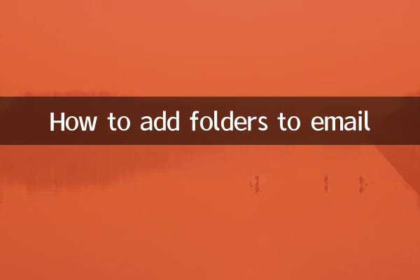 이메일에 폴더를 추가하는 방법