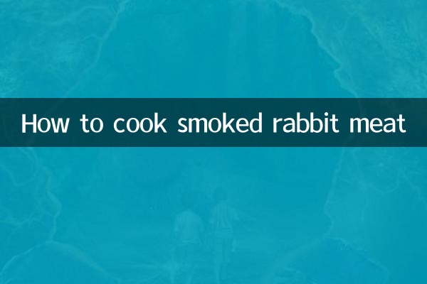 Come cucinare la carne di coniglio affumicata