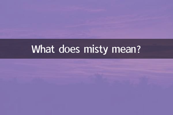 O que significa enevoado?