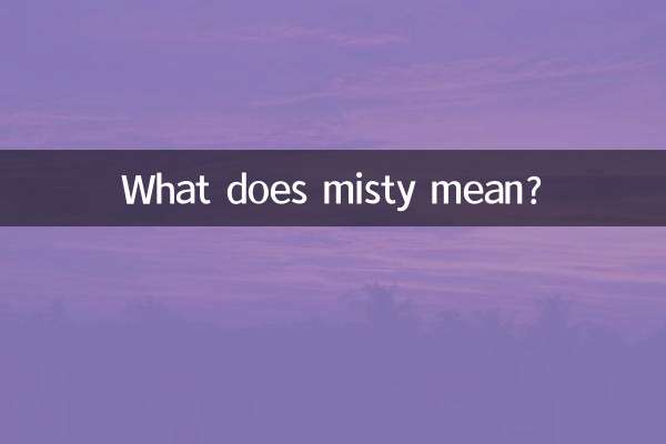 O que significa enevoado?