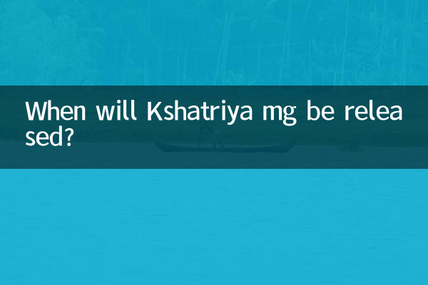 Kshatriya mg چه زمانی منتشر می شود؟