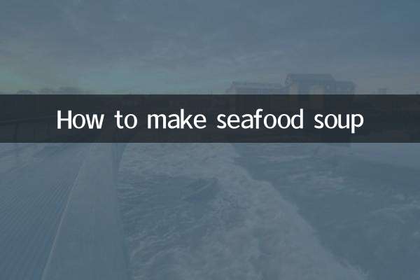 Wie man Meeresfrüchtesuppe macht