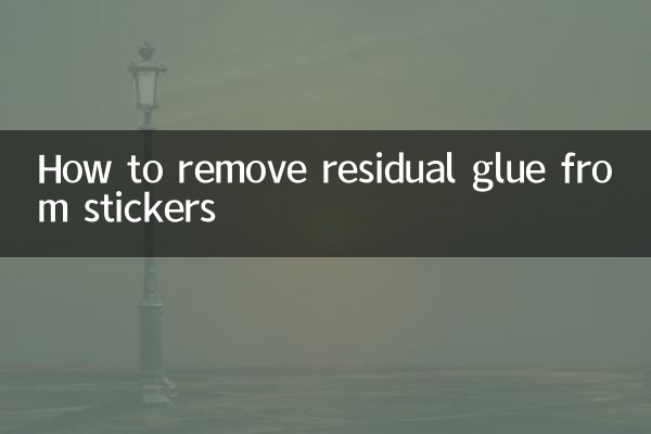 Como remover resíduos de cola de adesivos