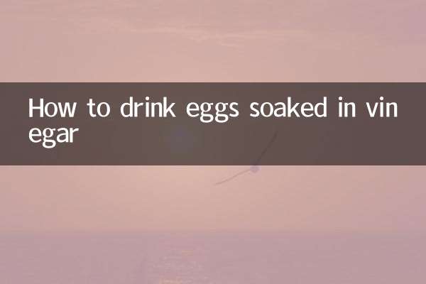نحوه نوشیدن تخم مرغ خیس شده در سرکه