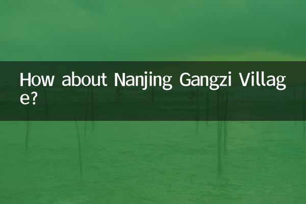 ¿Qué tal la aldea Nanjing Gangzi?