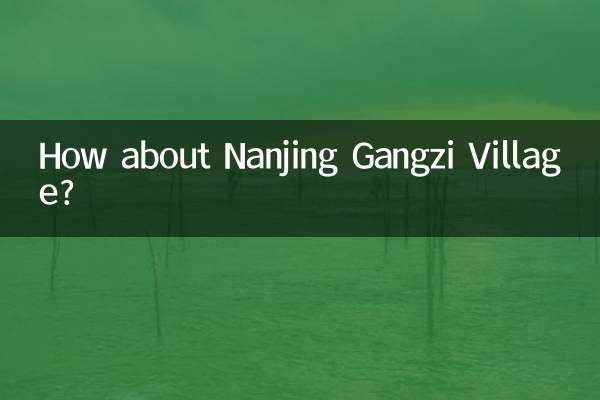 Et le village de Nanjing Gangzi ?
