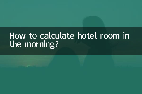 সকালে হোটেল রুম গণনা কিভাবে?
