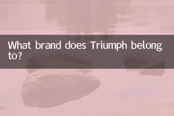 A quale marca appartiene Triumph?