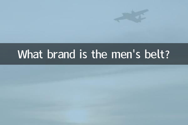 What brand is the men's belt?