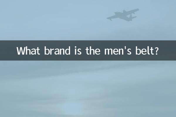 What brand is the men's belt?