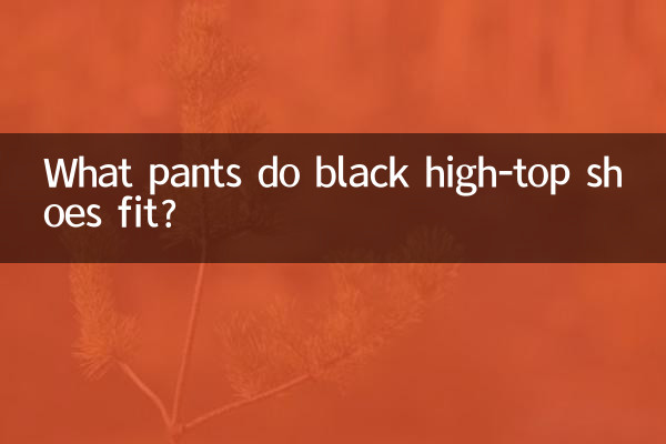 Quali pantaloni si adattano le scarpe nere in alto?