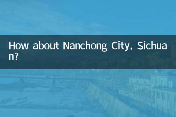 Que tal a cidade de Nanchong, Sichuan?