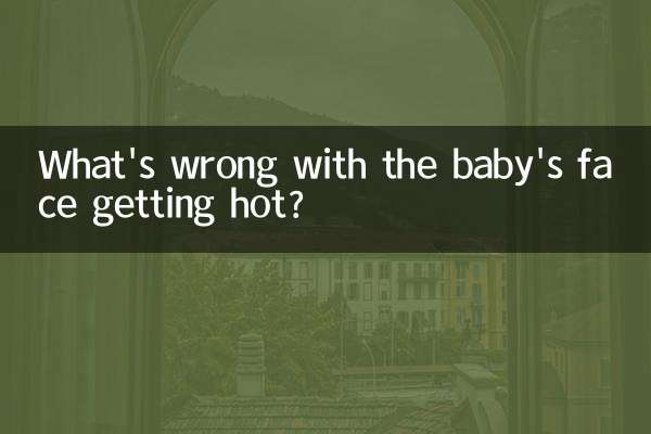 Was ist daran falsch, dass das Gesicht des Babys heiß wird?