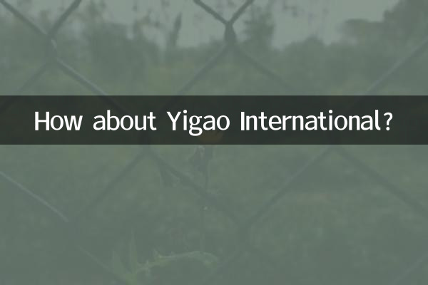 Che ne dici di Yigao Internazionale?