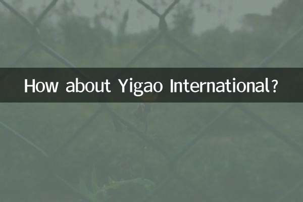 Che ne dici di Yigao Internazionale?