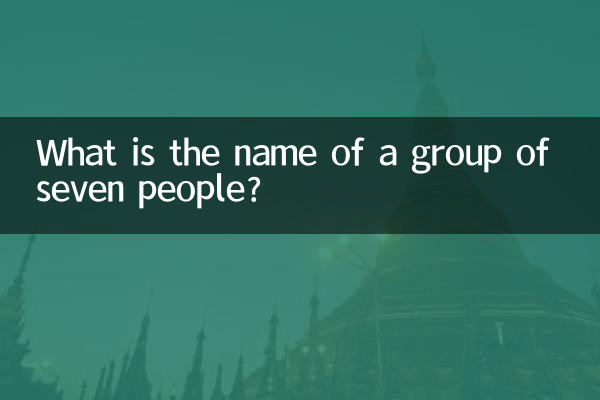 সাত জনের একটি দলের নাম কি?