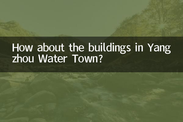 ইয়াংজু ওয়াটার টাউনের বিল্ডিংগুলি সম্পর্কে কেমন?