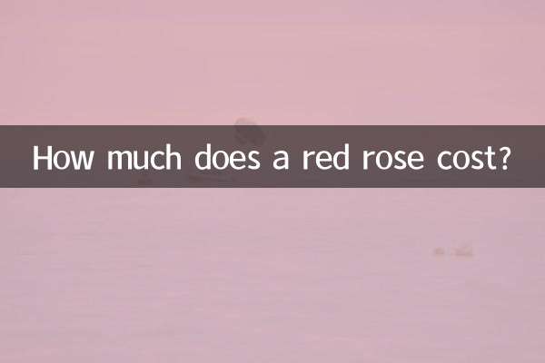 Wie viel kostet eine rote Rose?