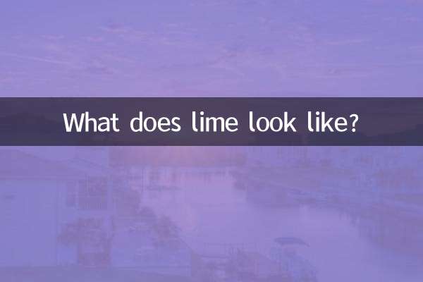 آهک چه شکلی است؟