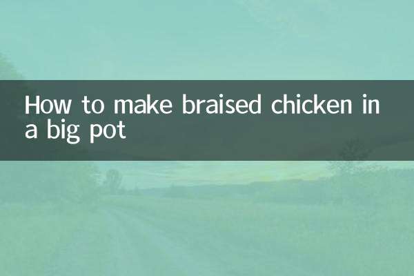 Come preparare il pollo brasato in una pentola grande