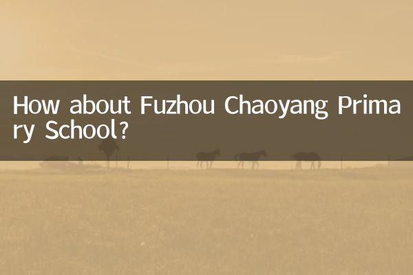 ফুঝো চাওয়াং প্রাথমিক বিদ্যালয়ের অবস্থা কেমন?