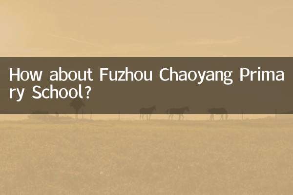 ফুঝো চাওয়াং প্রাথমিক বিদ্যালয়ের অবস্থা কেমন?