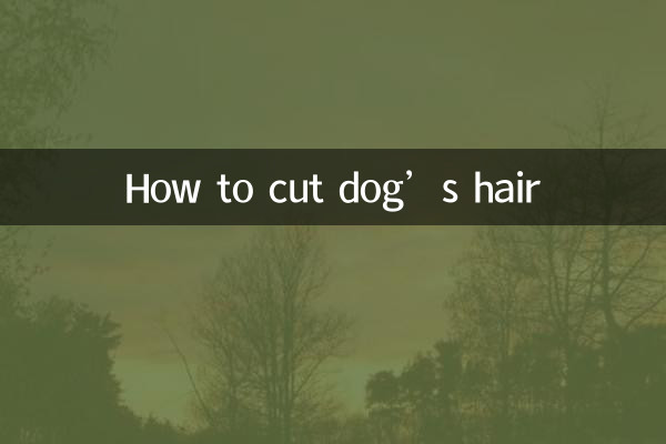 چگونه موهای سگ را کوتاه کنیم