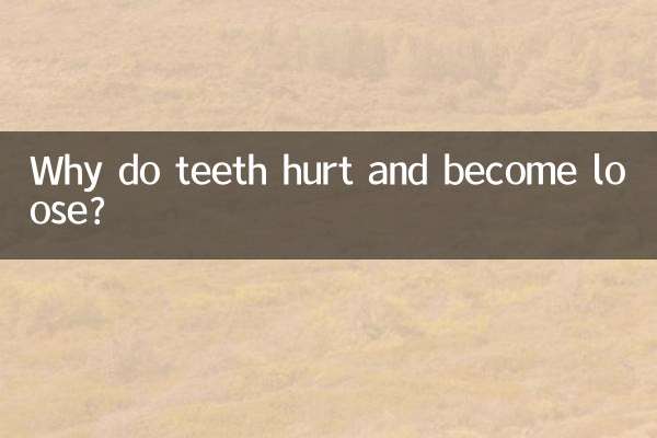 Why do teeth hurt and become loose?