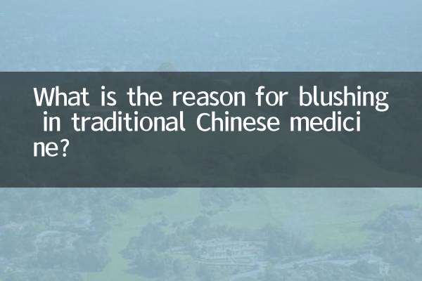 漢方医学的に赤面する原因は何ですか？