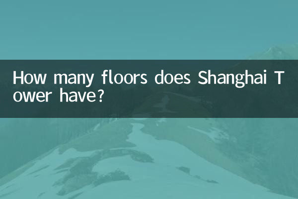 How many floors does Shanghai Tower have?