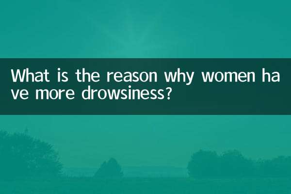 Qual è il motivo per cui le donne hanno più sonnolenza?