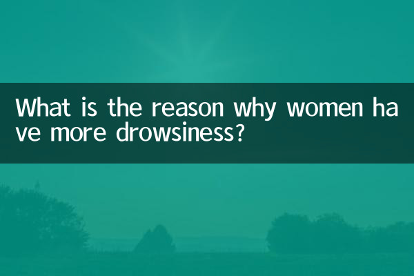 Qual è il motivo per cui le donne hanno più sonnolenza?