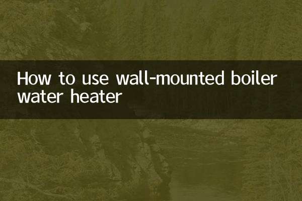 壁掛爐熱水器怎麼用