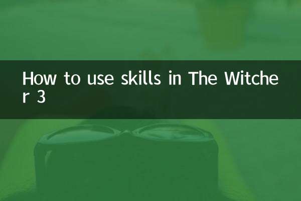 Come utilizzare le abilità in The Witcher 3